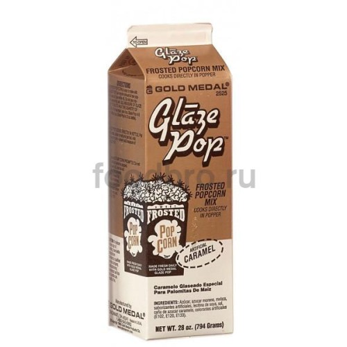 Добавка для попкорна "Glaze Pop", карамель, 0.794кг.