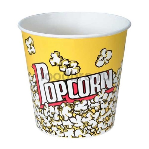 Стакан для попкорна V85 жёлтый (40 шт.)