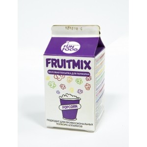 Добавка вкусоароматическая для карамелизации попкорна, fruitmix голубая малина 350 г.