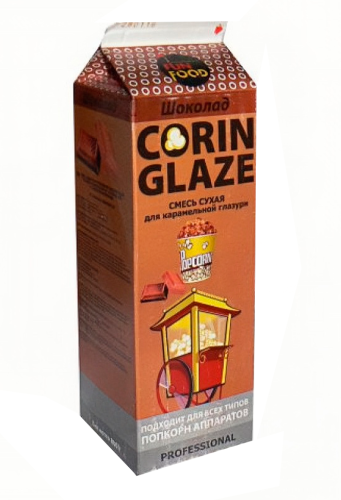 Добавка для попкорна "Corin Glaze", шоколад, 0.8кг