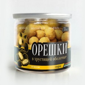 Арахис в глазури "сыр", 80 г., банка с крышкой