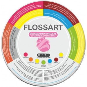 Смесь вкусоароматическая для сахарной ваты, flossart вишня-кола, 0.15кг.